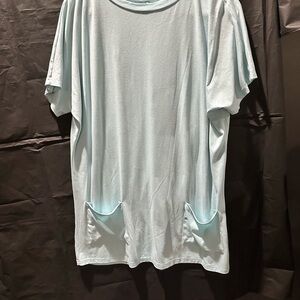 Blue Tunic with Soft Fabric and Classic Fit